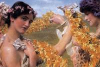 Alma-Tadema, Sir Lawrence - When Flowers Return